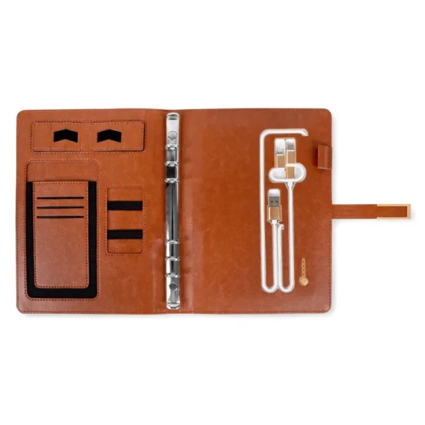 Power Bank Diary with Wireless Charging and Mobile Stand - Image 2