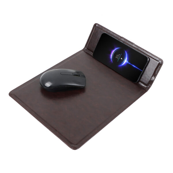 Wireless Charging Mouse Pad with LED Logo – Power Meets Productivity - Image 2