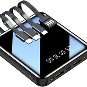 Power Bank with Inbuilt Wire – All-in-One Charging, Anywhere You Go