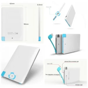 Credit Card Power Bank – Ultra-Slim Power, Always in Your Pocket