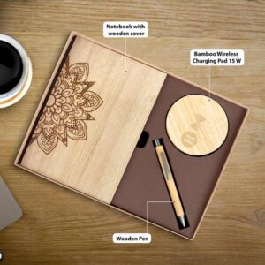 3 in 1 Wooden Tech Gift Combo / Corporate Gifts Set