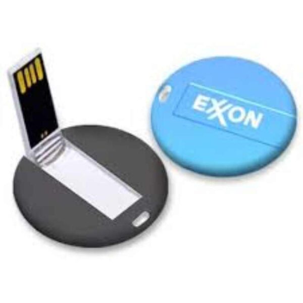 Round Card Shape USB Pen Drive - Image 2
