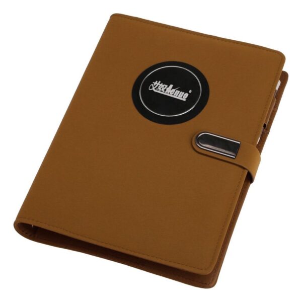 Power Bank Diary with Wireless Charging and LED Logo - Image 2