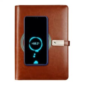 Power Bank Diary with Wireless Charging & Torch