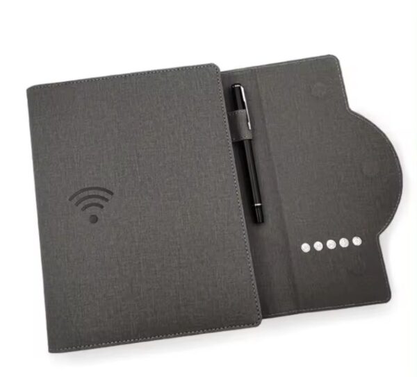 Power Bank Diary with Wireless Charging and Clock - Image 2
