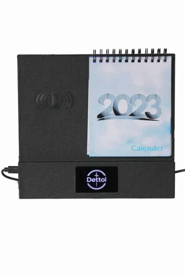 Calendar with wireless charging and LED logo - Image 3