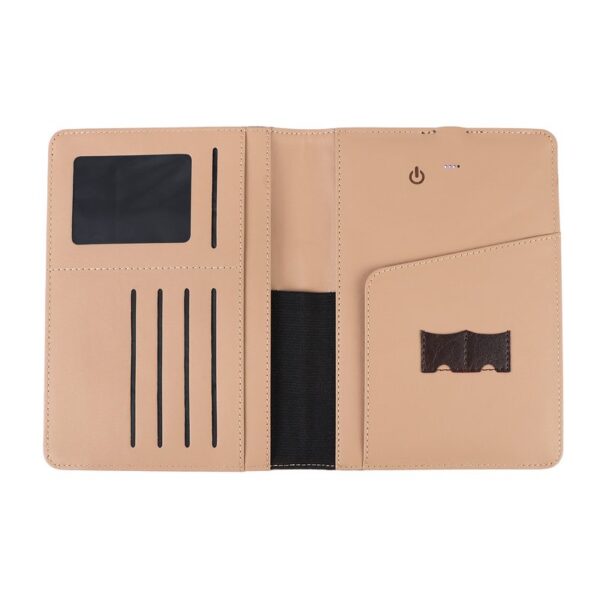 Passport Holder with Power Bank and Wireless Charger - Image 4