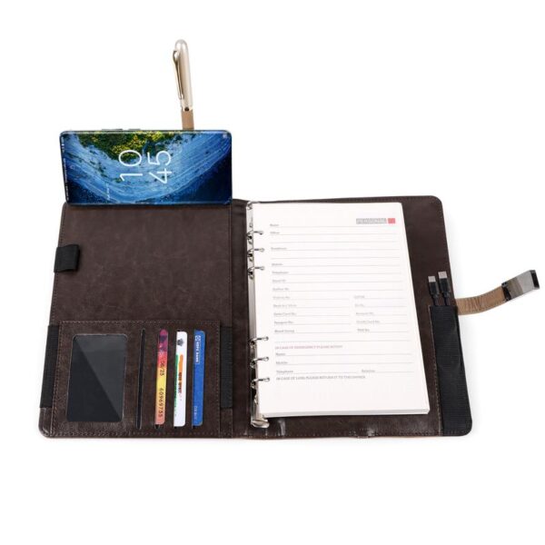 Power Bank Diary with LED Logo - Image 5