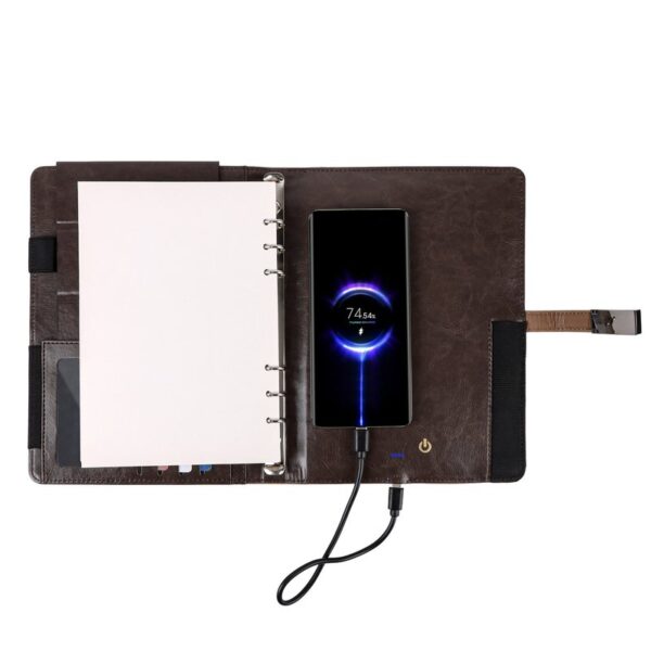 Power Bank Diary with LED Logo - Image 4