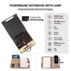 Power Bank Diary with Lamp