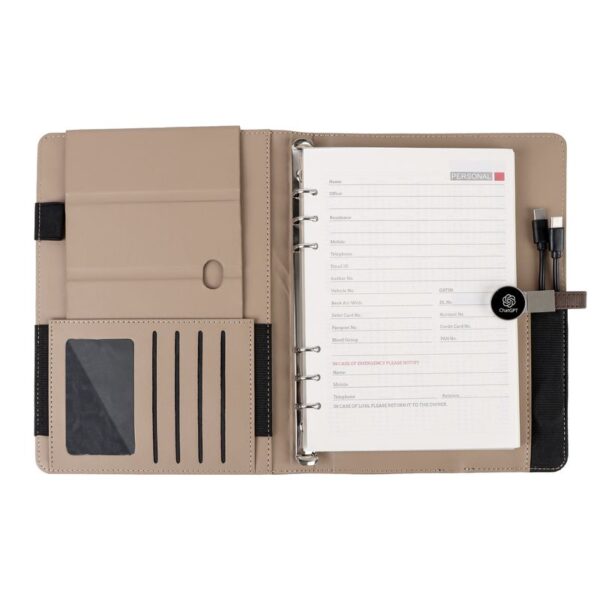Power Bank Diary with LED USB Pen Drive - Image 4